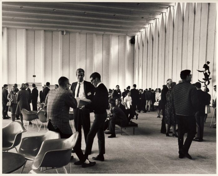 Attendees at the 1962 World Fair