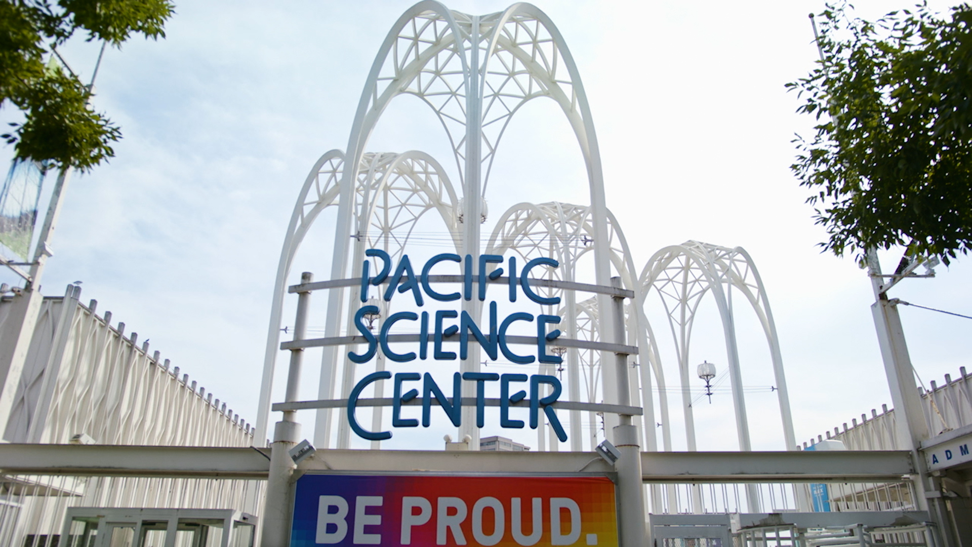 North Entrance with PacSci arches