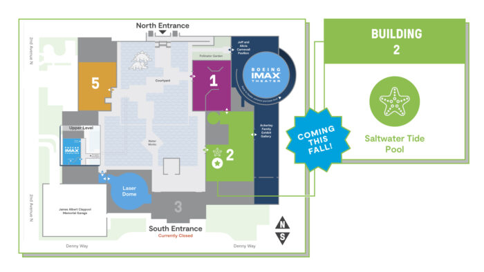 PacSci map and what's located in building 2
