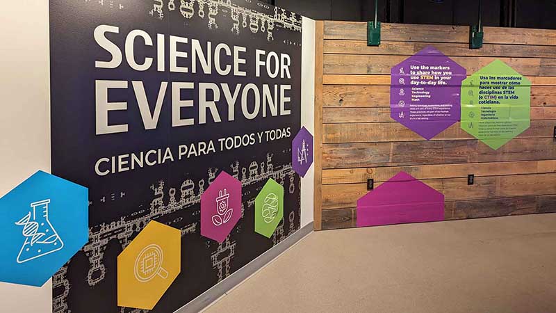 Science for Everyone exhibit