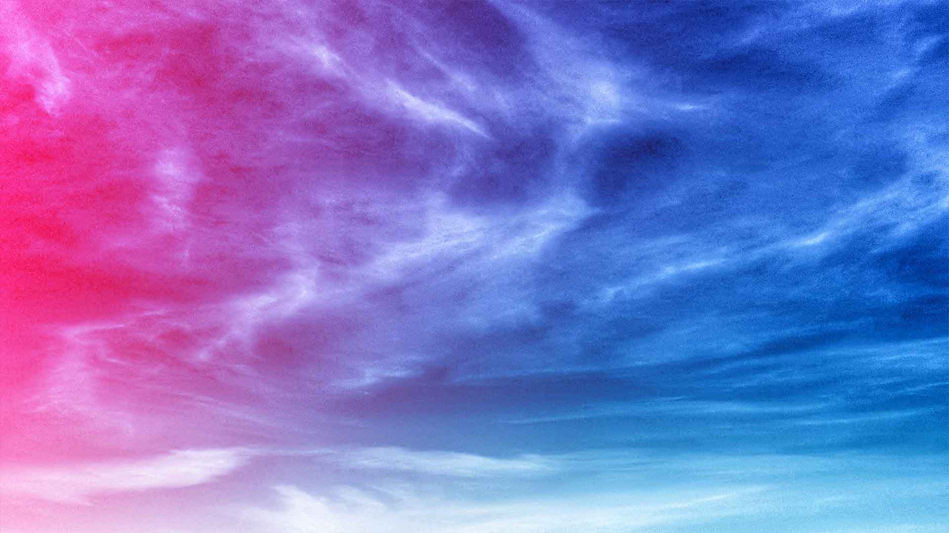 A blue, purple, and pink cloudy sky