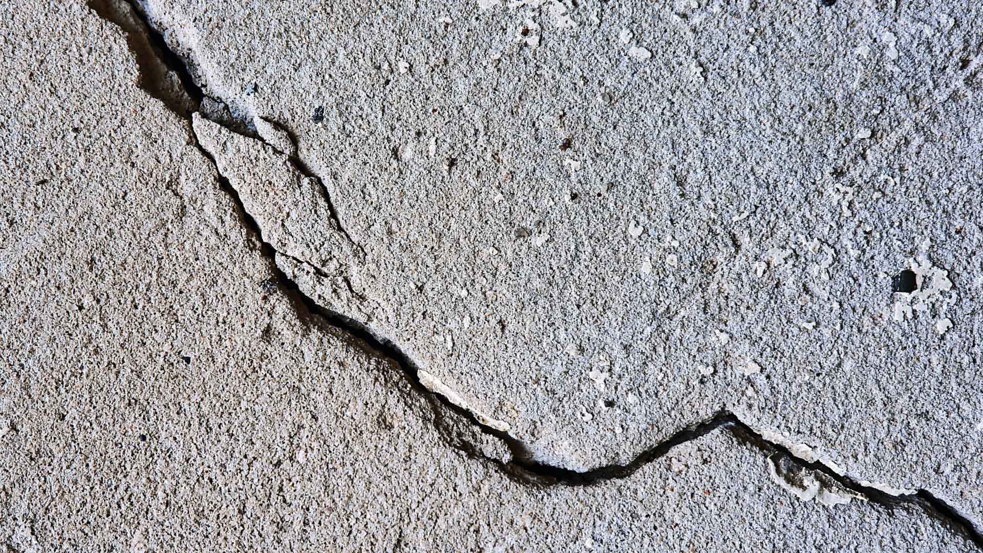 Crack in the sidewalk