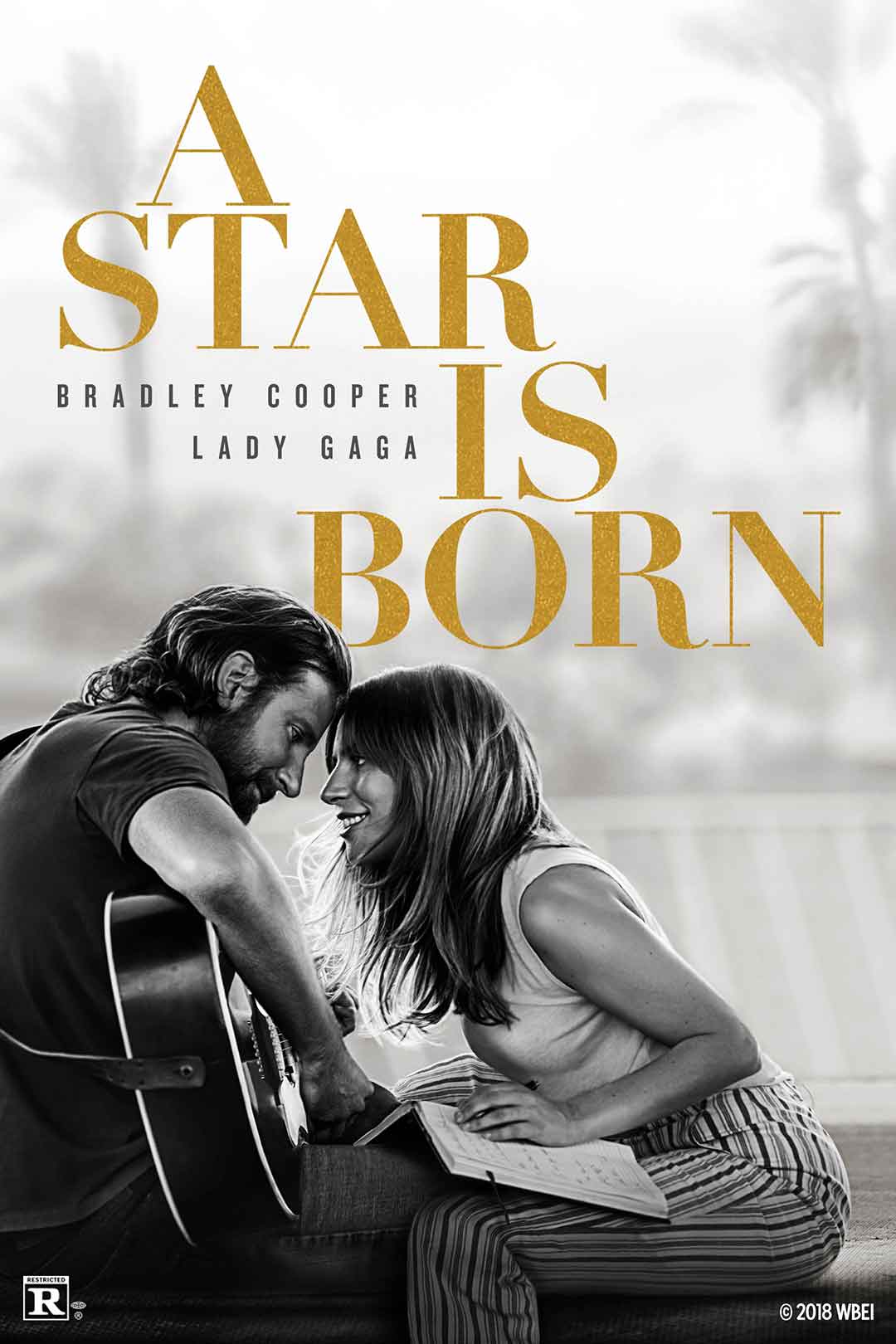Bradley Cooper and Lady Gaga in A Star in Born