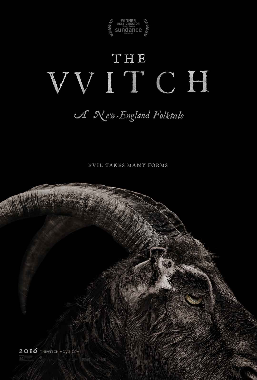 A goat on the poster for The Witch