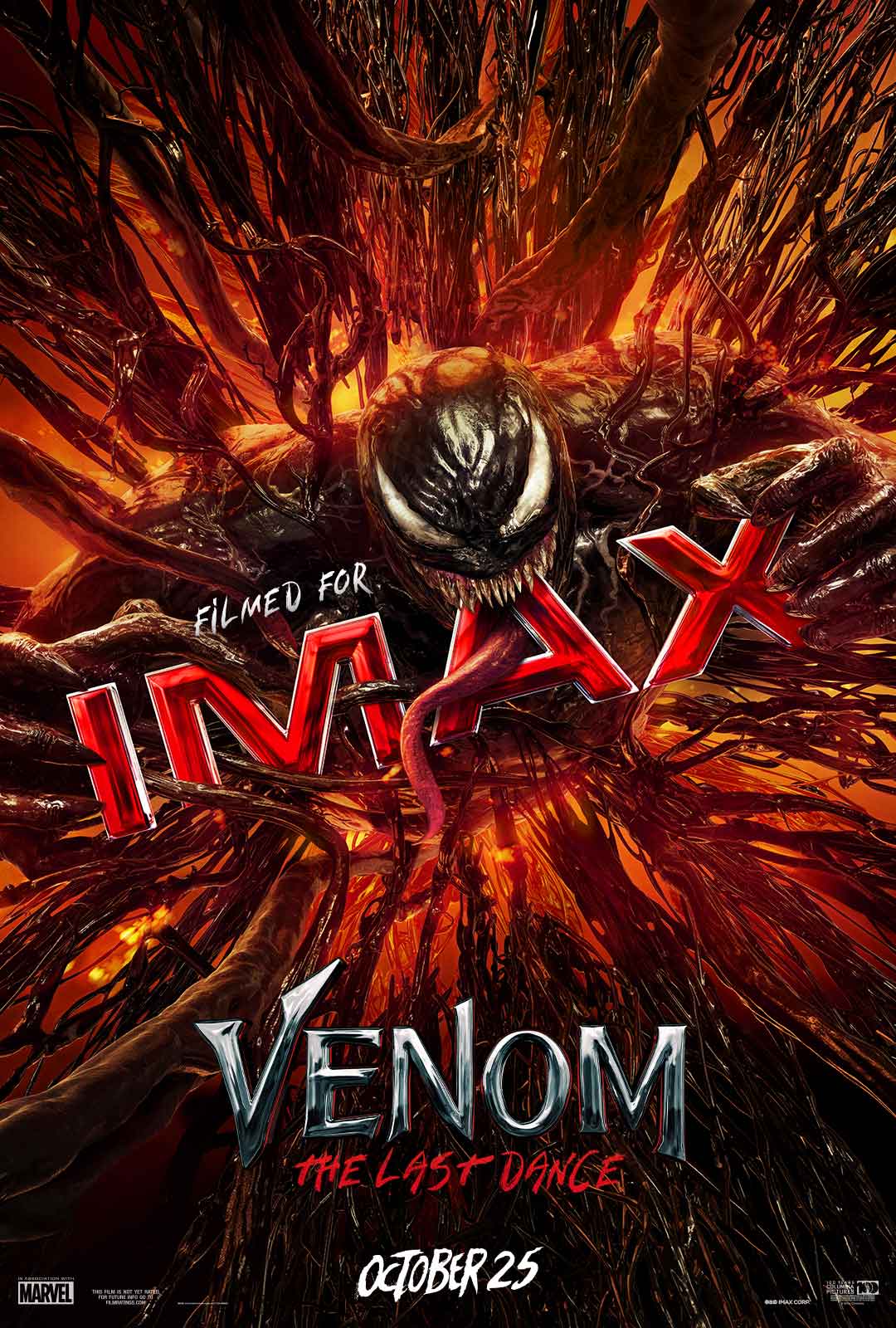 Venom on the poster for Venom: The Last Dance