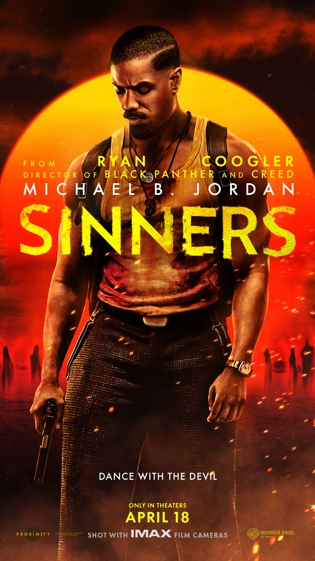 Michael B Jordan in Sinners