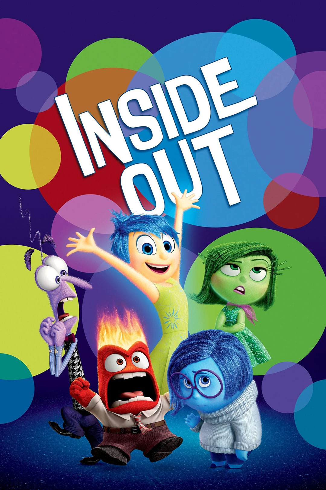 Joy, Fear, Anger, Disgust and Sadness in Inside Out