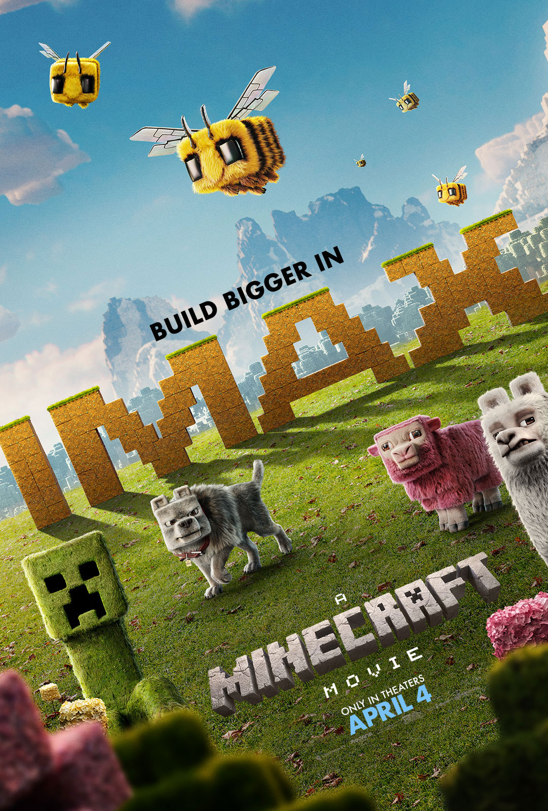 Build Bigger in IMAX A Minecraft Movie