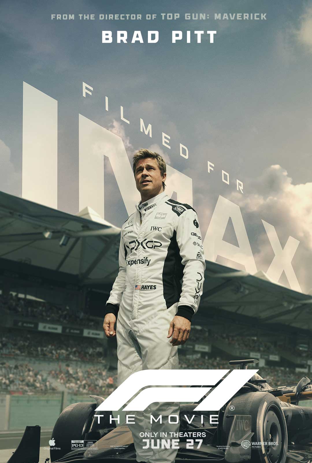 Brad Pitt in F1