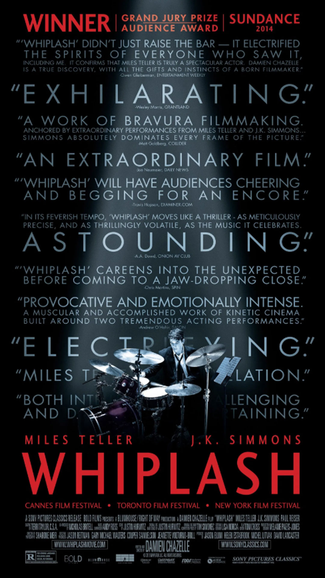 Miles Teller in Whiplash