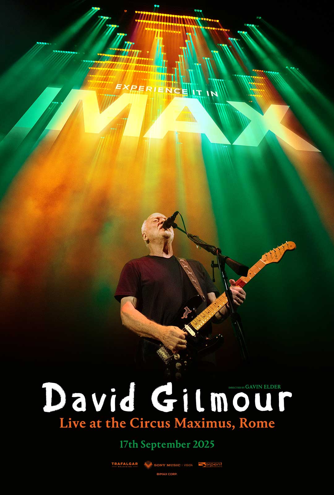David Gilmour Live at the Circus Maximus Rome IMAX poster