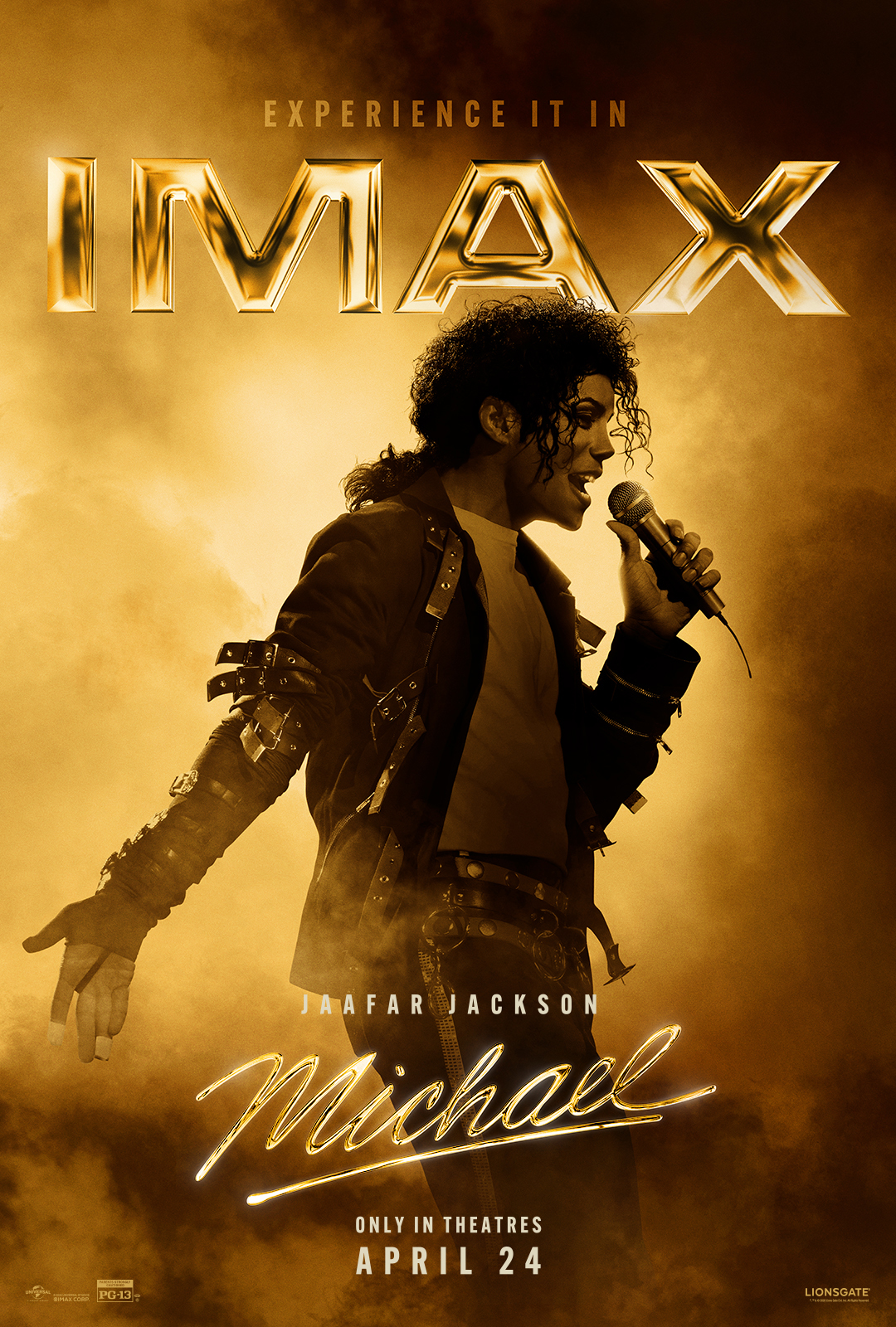 Michael Jackson IMAX movie poster