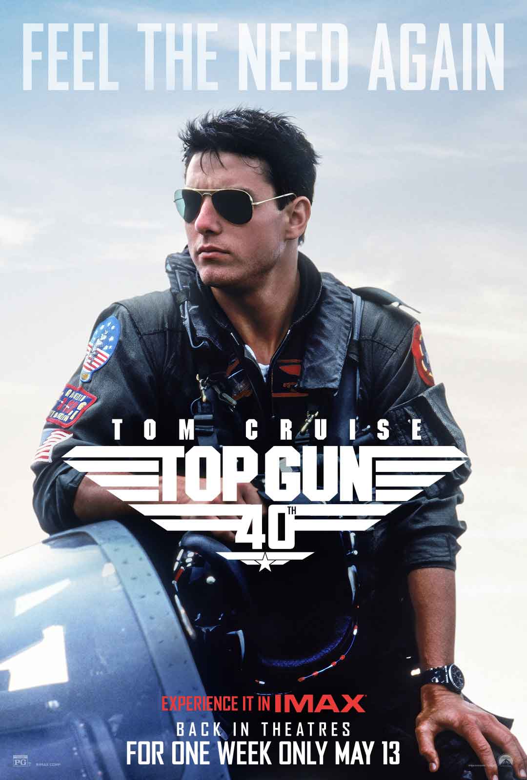 Top Cruise in Top Gun 40th anniversary poster