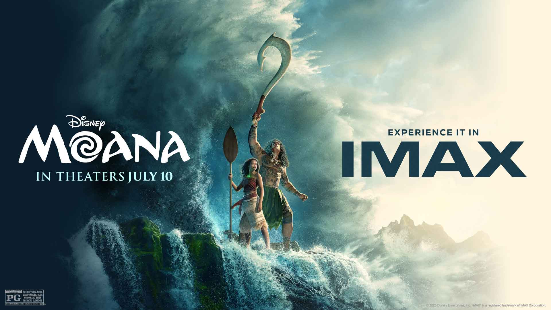 Disney's Moana with Catherine Laga'aia and Dwayne Johnson