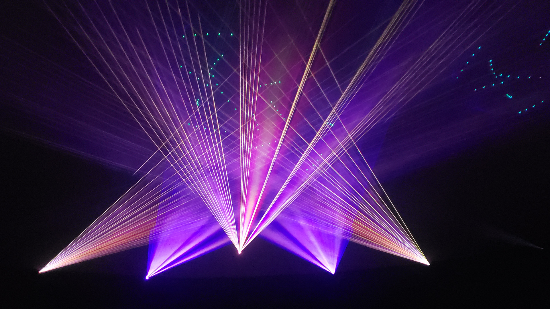 Pink and purple lasers