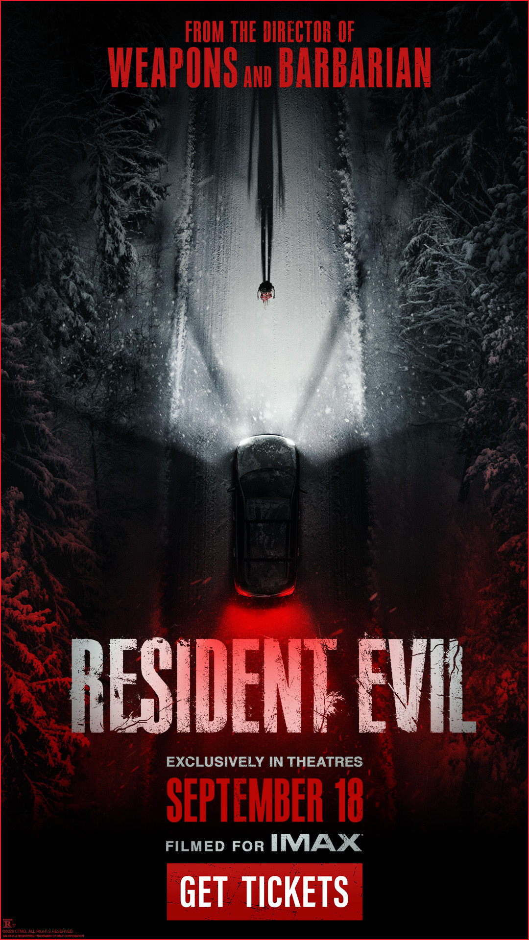 Resident Evil IMAX poster