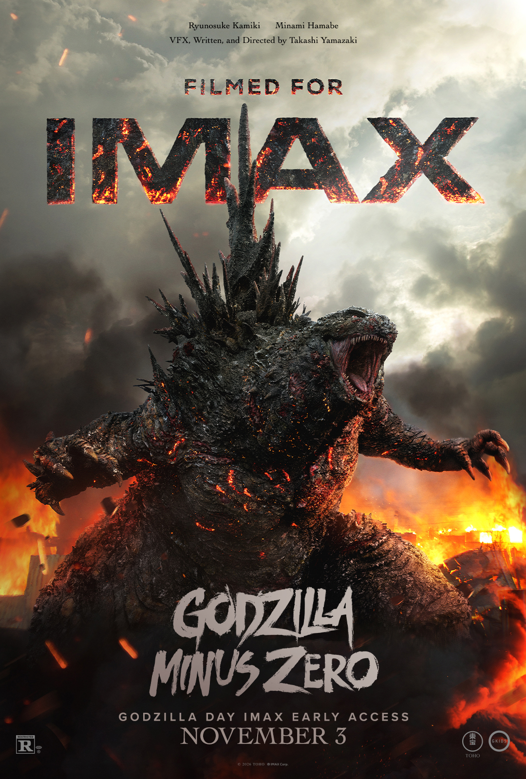 Godzilla Minus Zero Filmed for IMAX